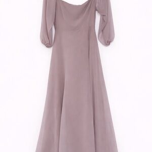 Astr Long Sleeve Mauve/lavender Dress - NEW